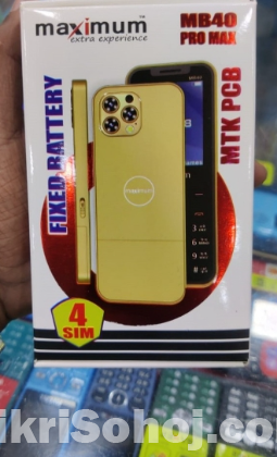 Maximum MB40 Pro Max Feature Phone 4 Sim